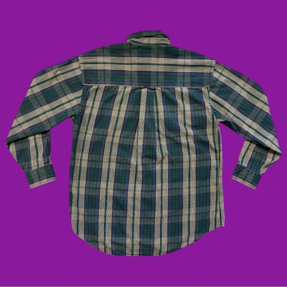 90s Roundtree & Yorke Striped Button-Down Shirt - Picture 2 of 4